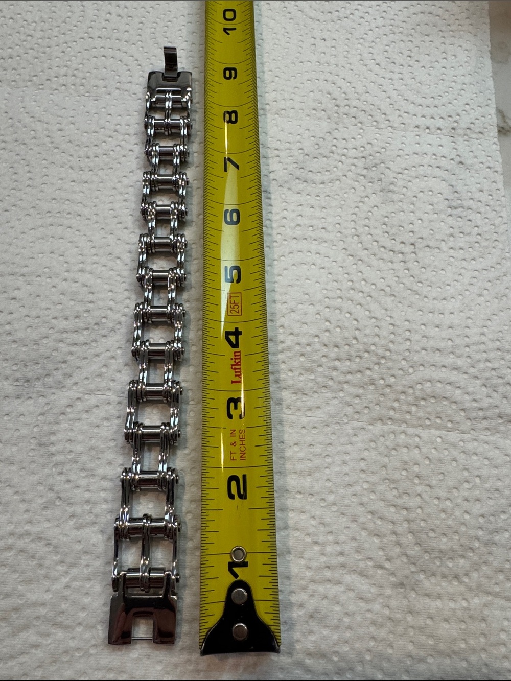 Source Unknown Silver Men’s Link Bracelet